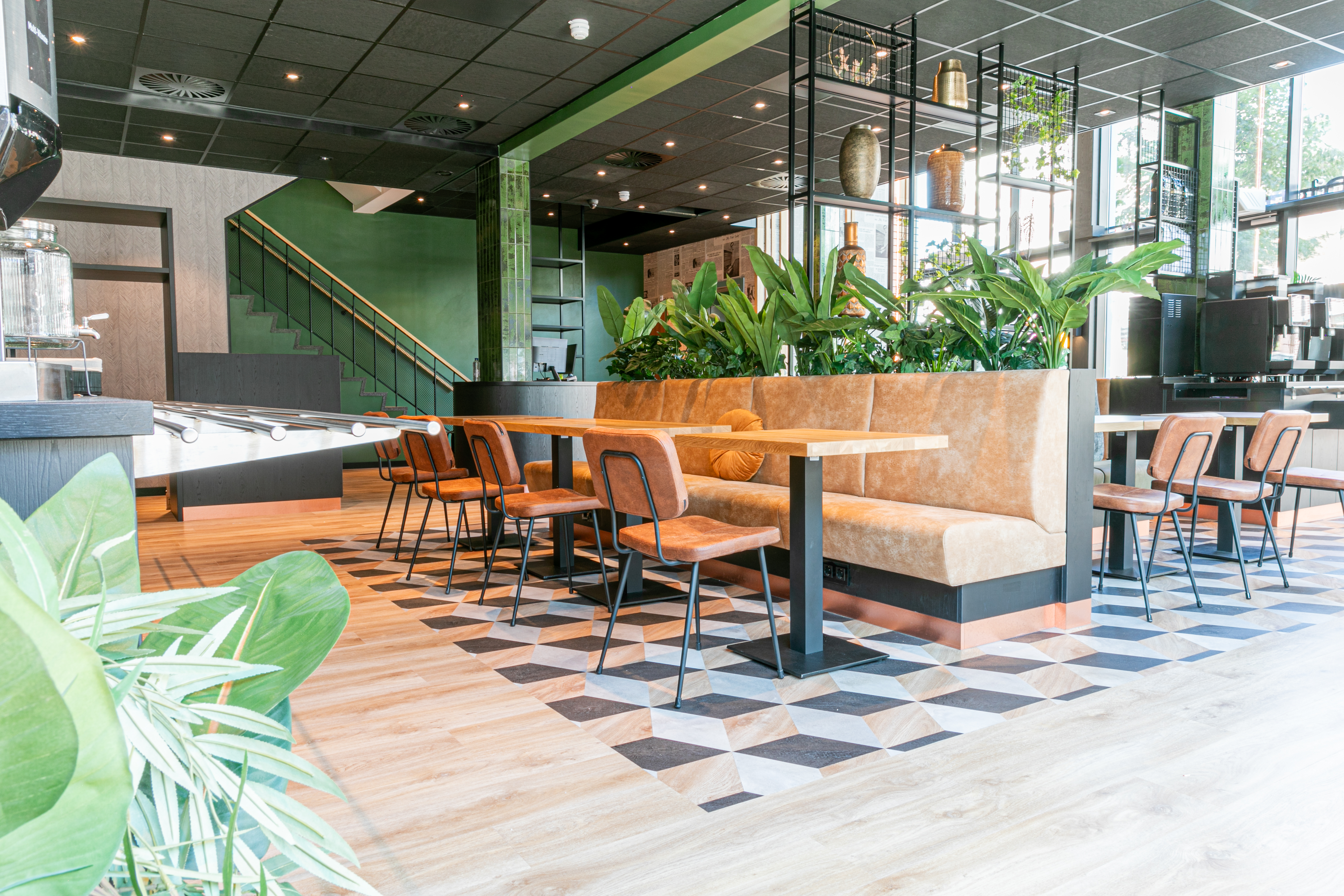 Ontspannen lounge in Distrikt Hotels